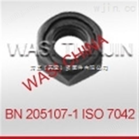 天津万喜铁路金属锁紧螺母BN205107.ISO7042