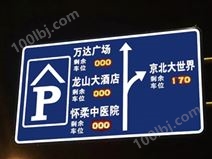 数码停车诱导信息面板显示标志