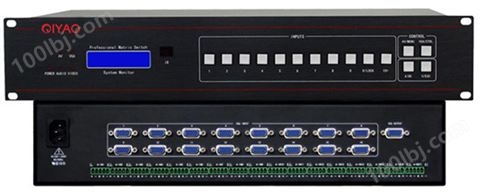 16路自动VGA加音频切换器