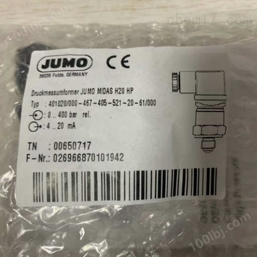 德国原装JUMO传感器质量太好了